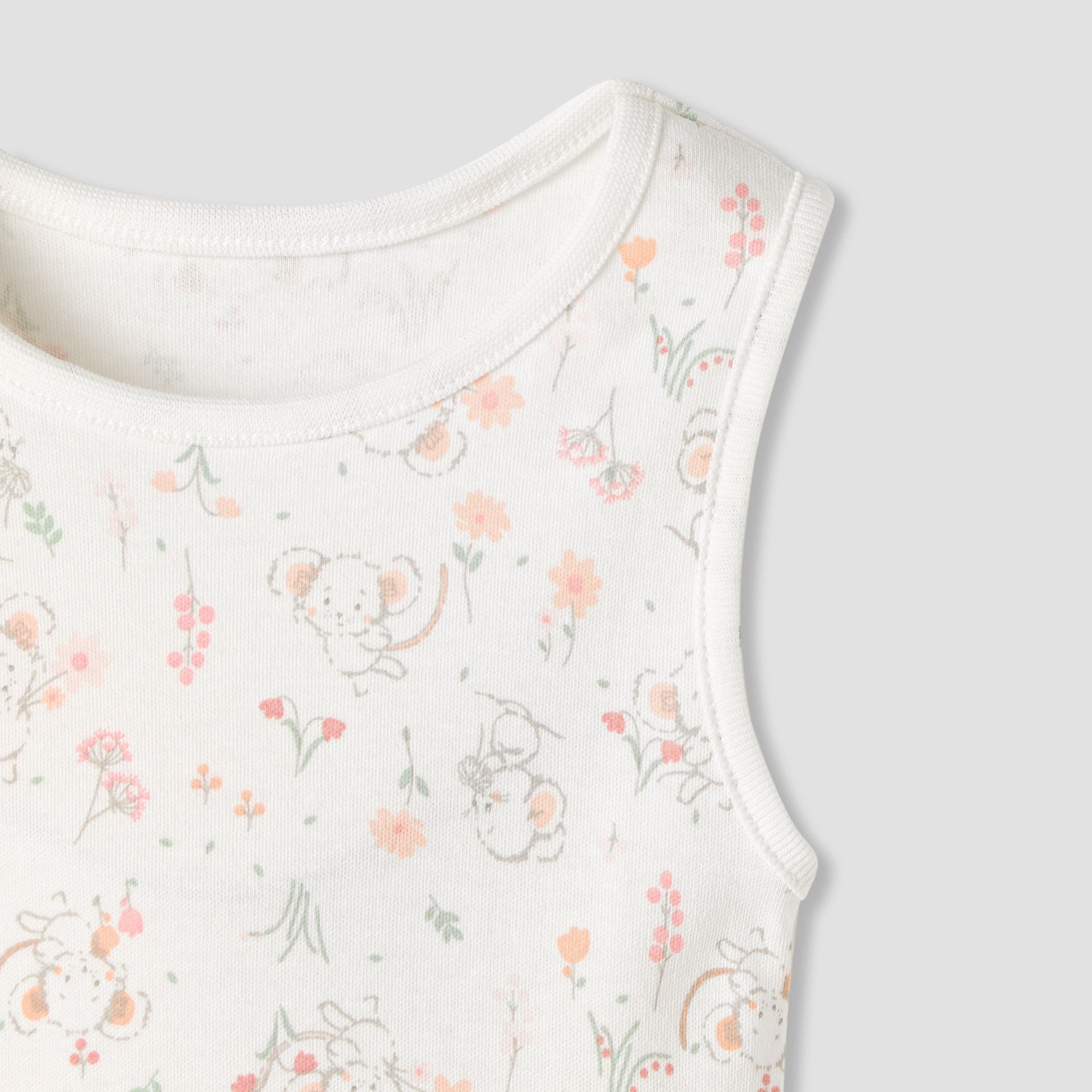 Juniors Printed Sleeveless Bodysuit - Set of 5