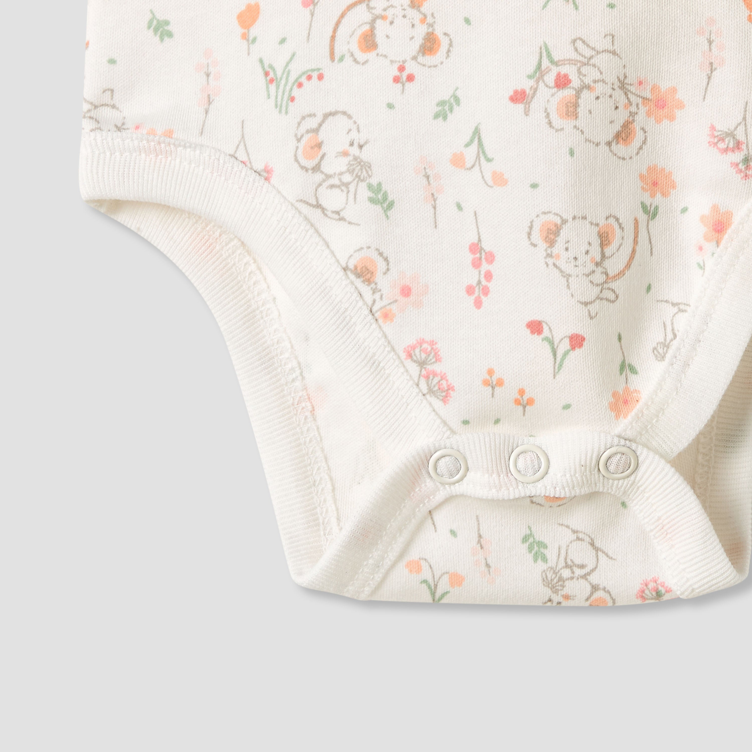 Juniors Printed Sleeveless Bodysuit - Set of 5