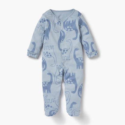 Juniors Dinosaur Print Sleepsuit with Long Sleeves - Set of 3