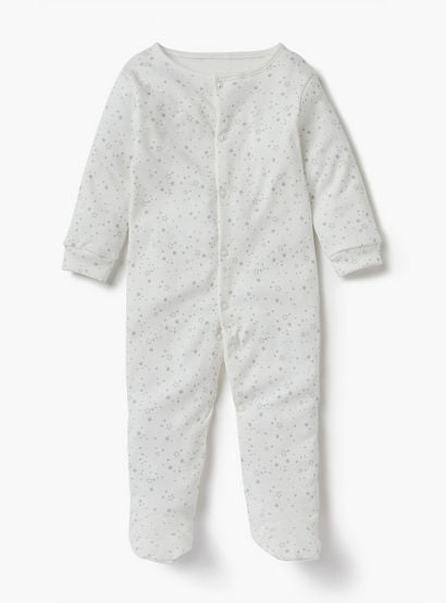 Juniors Printed Sleepsuit with Long Sleeves and Button Closure - Set of 3-promo_babyshop_Buy2for115_UAE130126-image-2