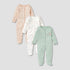 Juniors Assorted Closed Feet Sleepsuit - Set of 3 - Multicolour / 12-18 mths