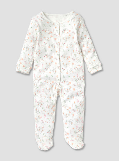 Juniors Assorted Closed Feet Sleepsuit - Set of 3-baby-girls-clothing-nightwear-sleepsuits-image-3