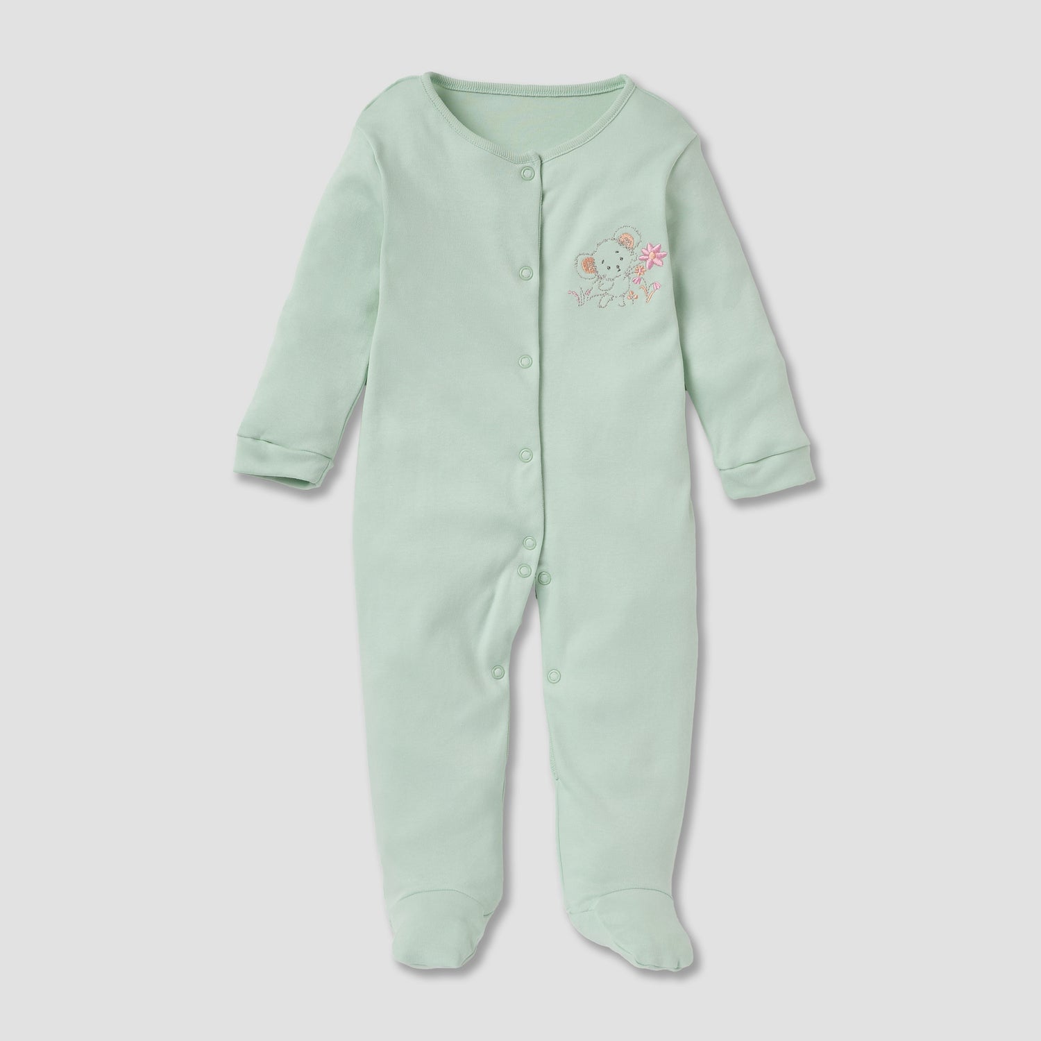 Juniors Assorted Closed Feet Sleepsuit - Set of 3