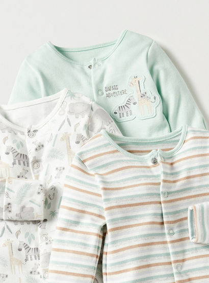 Juniors All-Over Print Sleepsuit - Set of 3-promo_babyshop_Buy2for115_UAE130126-image-6