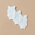 Juniors Solid Sleeveless Bodysuit - Set of 3 - White / 18-24 mths