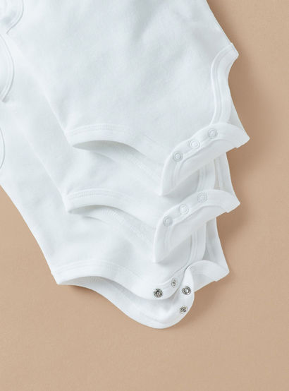 Juniors Solid Sleeveless Bodysuit - Set of 3-baby-boys-clothing-bodysuits-image-3