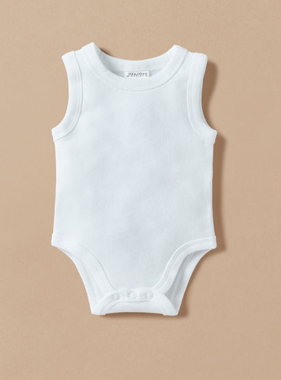 Juniors Solid Sleeveless Bodysuit - Set of 3-baby-boys-clothing-bodysuits-image-4