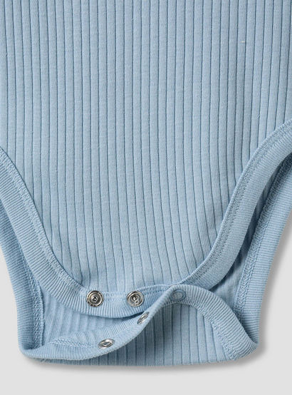 Juniors Round Neck Bodysuit with Snap Button Closure - Cotton - Long Sleeves - Set of 3-baby-girls-clothing-bodysuits-image-6