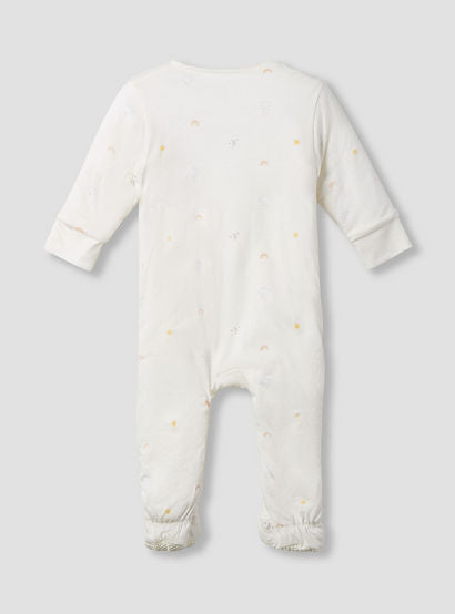 Juniors Printed Sleepsuit with Long Sleeves-baby-girls-clothing-nightwear-sleepsuits-image-2