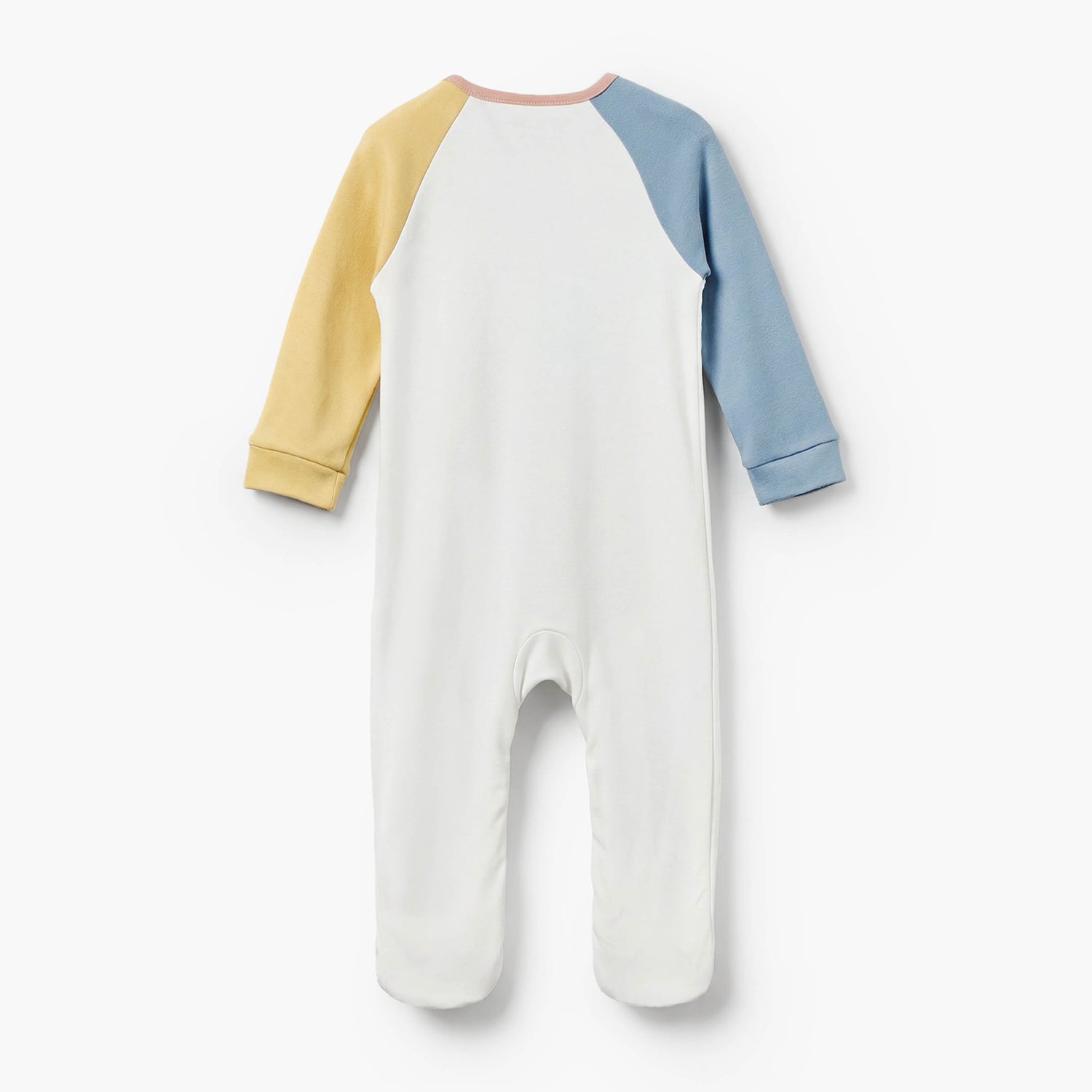 Juniors Cotton Crew Neck Long Sleeves Sleepsuit with Safari Print