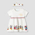Disney Round Neck Short Sleeve Dress with Hairband