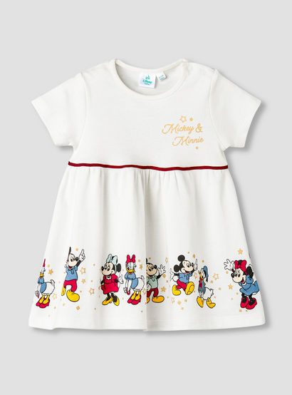 Disney Round Neck Short Sleeve Dress with Hairband-baby-girls-clothing-dressesandjumpsuits-image-3
