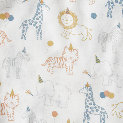 Juniors Receiving Blanket with Safari Print