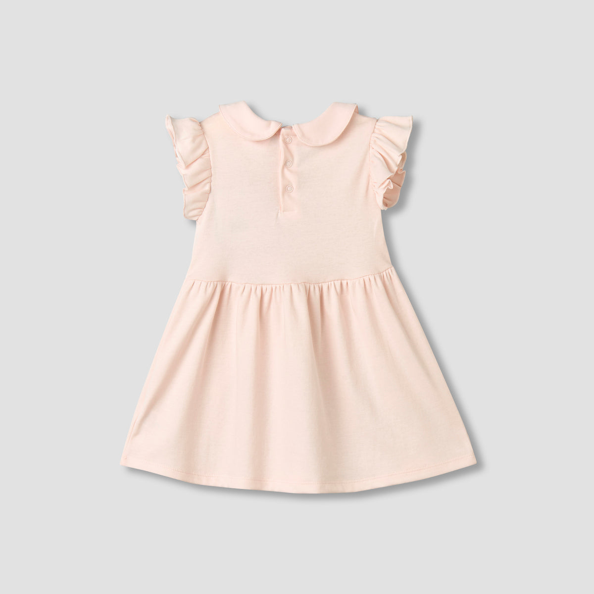 Disney Peter Pan Collar Sleeveless A-line Dress with Minnie Mouse Print
