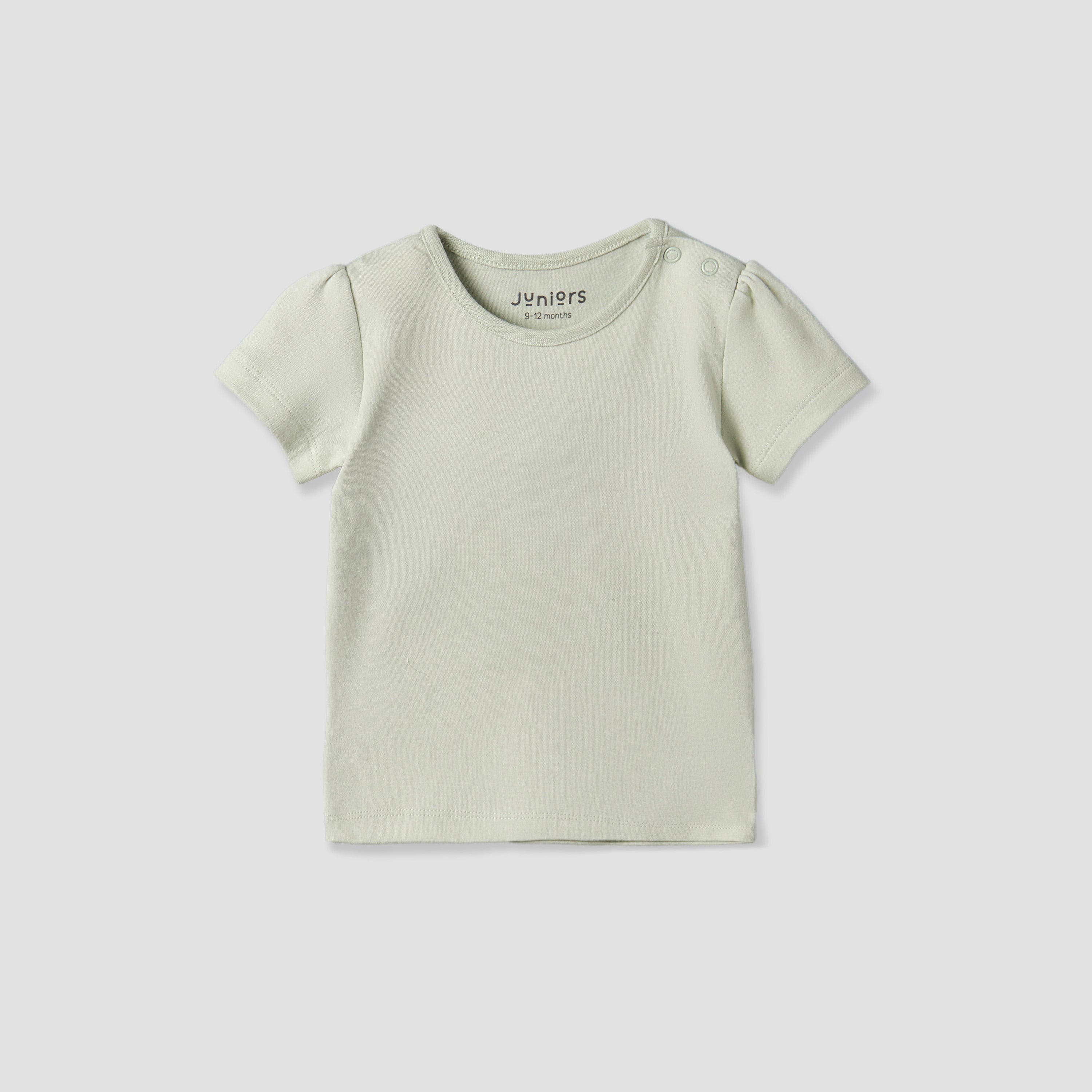 Juniors Round Neck Short Sleeves T-shirt and Dungaree Set with Safari Print