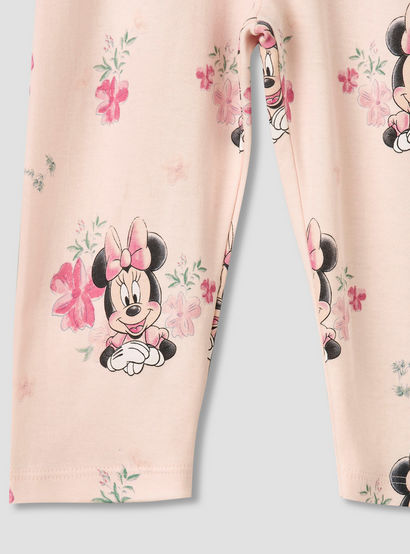 Disney Cotton Collared Long Sleeves Pyjama Set with Minnie Mouse Print-baby-girls-clothing-nightwear-pyjamasets-image-7