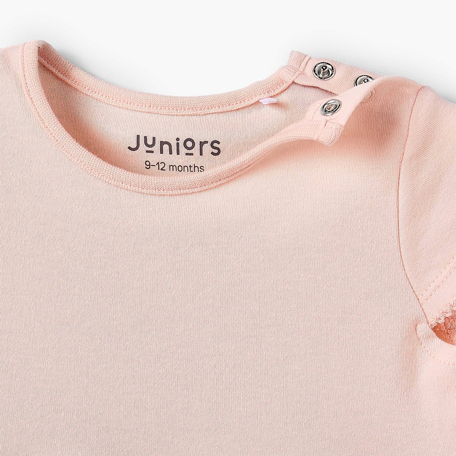 Juniors Round Neck Short Sleeves A-line Dress with Safari Print