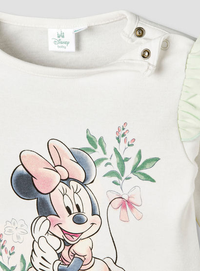 Disney Cotton Round Neck Long Sleeve Pyjama Set with Minnie Mouse Print-baby-girls-clothing-nightwear-pyjamasets-image-5