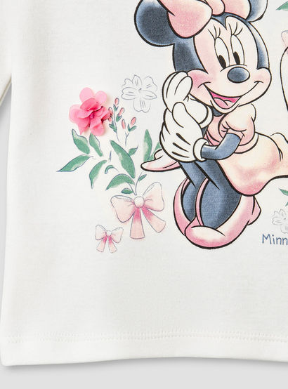 Disney Cotton Round Neck Long Sleeve Pyjama Set with Minnie Mouse Print-baby-girls-clothing-nightwear-pyjamasets-image-6