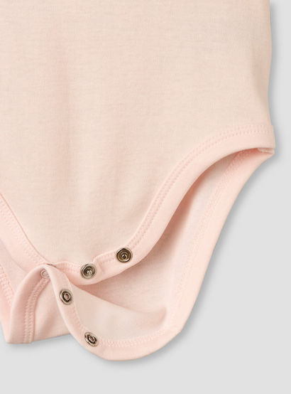 Disney Cotton Round Neck Short Sleeves Bodysuit and Leggings Set with Minnie Mouse Print-baby-girls-clothing-setsandcoords-image-5