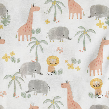 Juniors Receiving Blanket with Safari Print