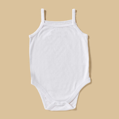 Pack of 3 - Plain Bodysuit with Spaghetti Straps