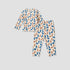 Juniors Cotton Crew Neck Long Sleeves Pyjama Set with Bear Print - Beige / 12-18 mths