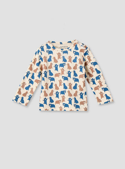 Juniors Cotton Crew Neck Long Sleeves Pyjama Set with Bear Print-baby-boys-clothing-nightwear-pyjamasets-image-7