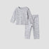 Juniors Cotton Round Neck Long Sleeves Pyjama Set with Elephant Print - Grey / 12-18 mths