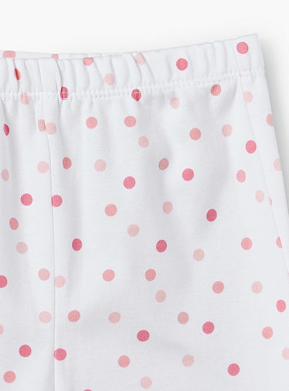 Juniors Cotton Round Neck Long Sleeves Pyjama Set with Polka Dot Print-baby-girls-clothing-nightwear-pyjamasets-image-7