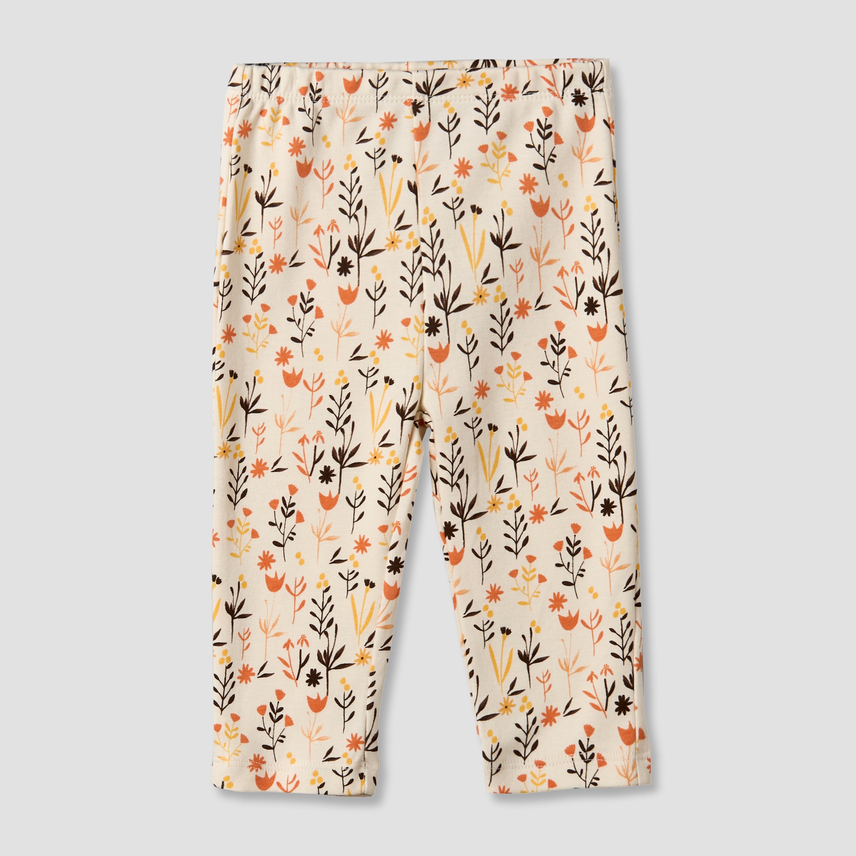 Juniors Cotton Round Neck Long Sleeves Pyjama Set with Floral Print
