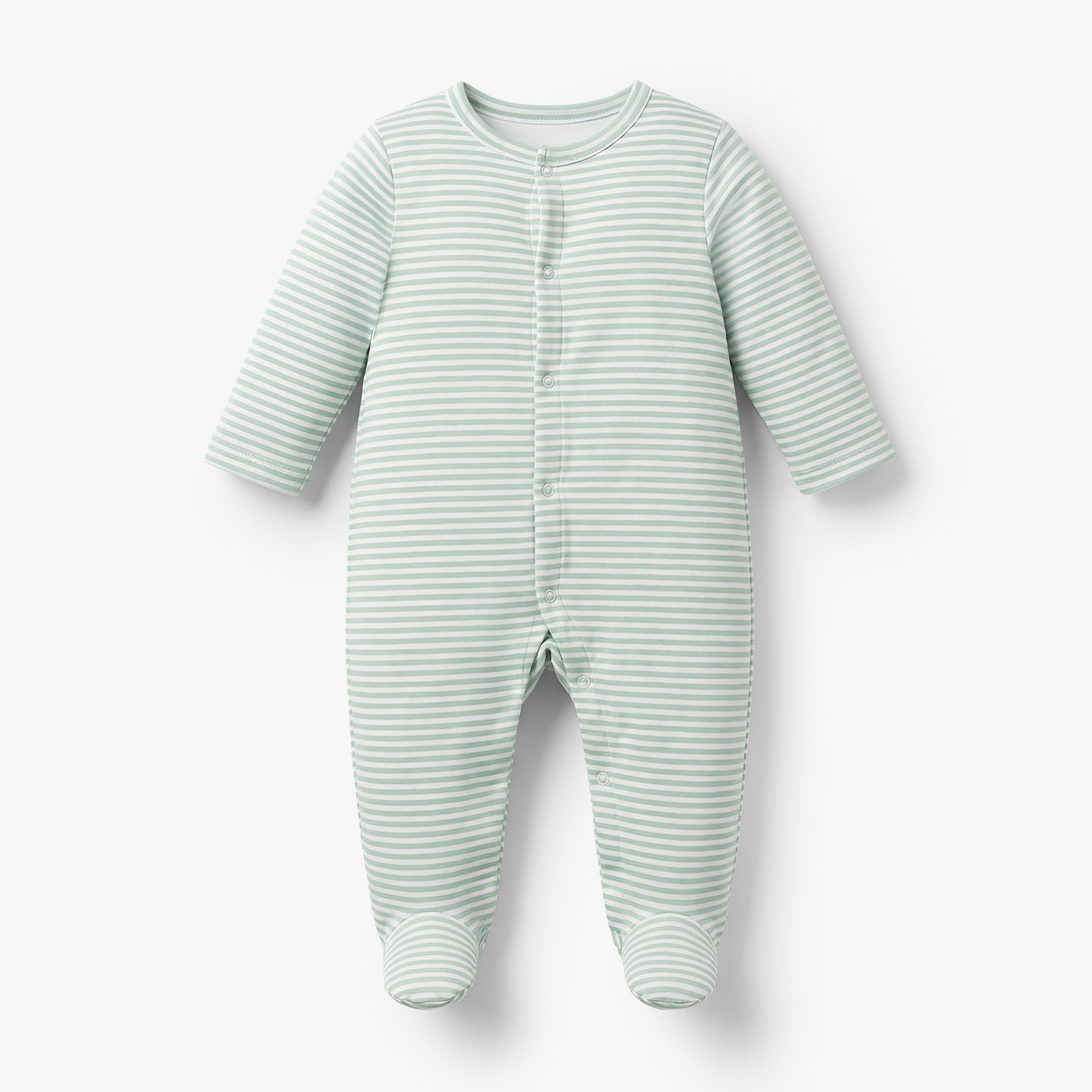 Pack of 3 Juniors Cotton Crew Neck Long Sleeves Sleepsuit with Car Print