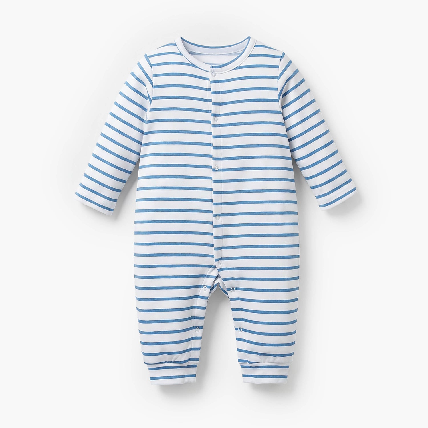 Pack of 3 Juniors Cotton Crew Neck Long Sleeves Sleepsuit with Elephant Print