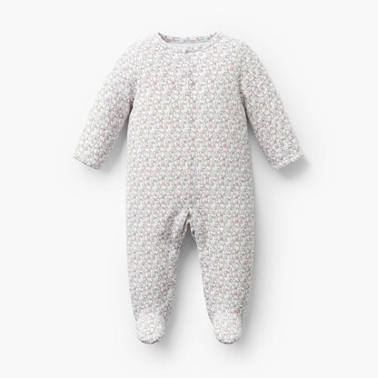 Pack of 3 Juniors Cotton Crew Neck Long Sleeves Sleepsuit with Bunny Print