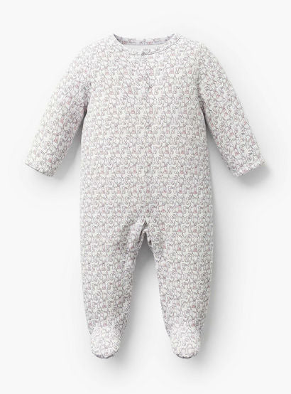 Pack of 3 Juniors Cotton Crew Neck Long Sleeves Sleepsuit with Bunny Print-baby-girls-clothing-nightwear-sleepsuits-image-3