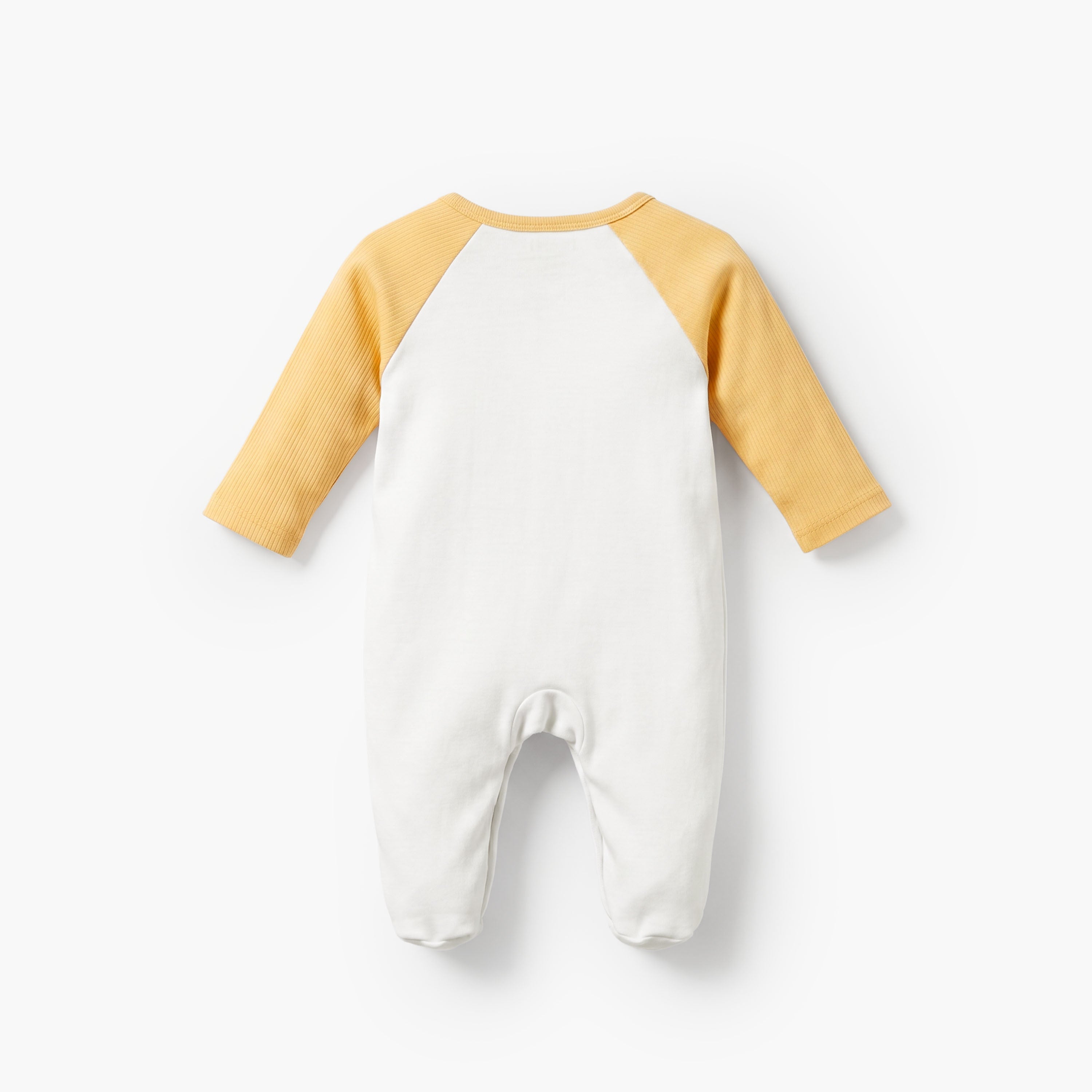 Juniors Cotton Round Neck Long Sleeves Sleepsuit with Food Applique
