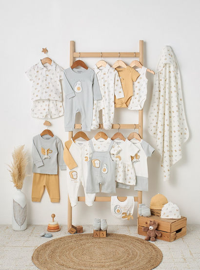 Juniors Cotton Collared Long Sleeves Sleepsuit with Breakfast Print-baby-boys-clothing-nightwear-sleepsuits-image-5
