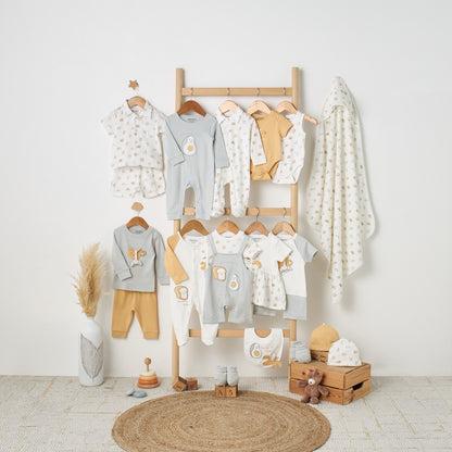 Pack of 2 Juniors Round Neck Bodysuit with Food Print