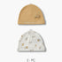 Pack of 2 Juniors Cap with Breakfast Print