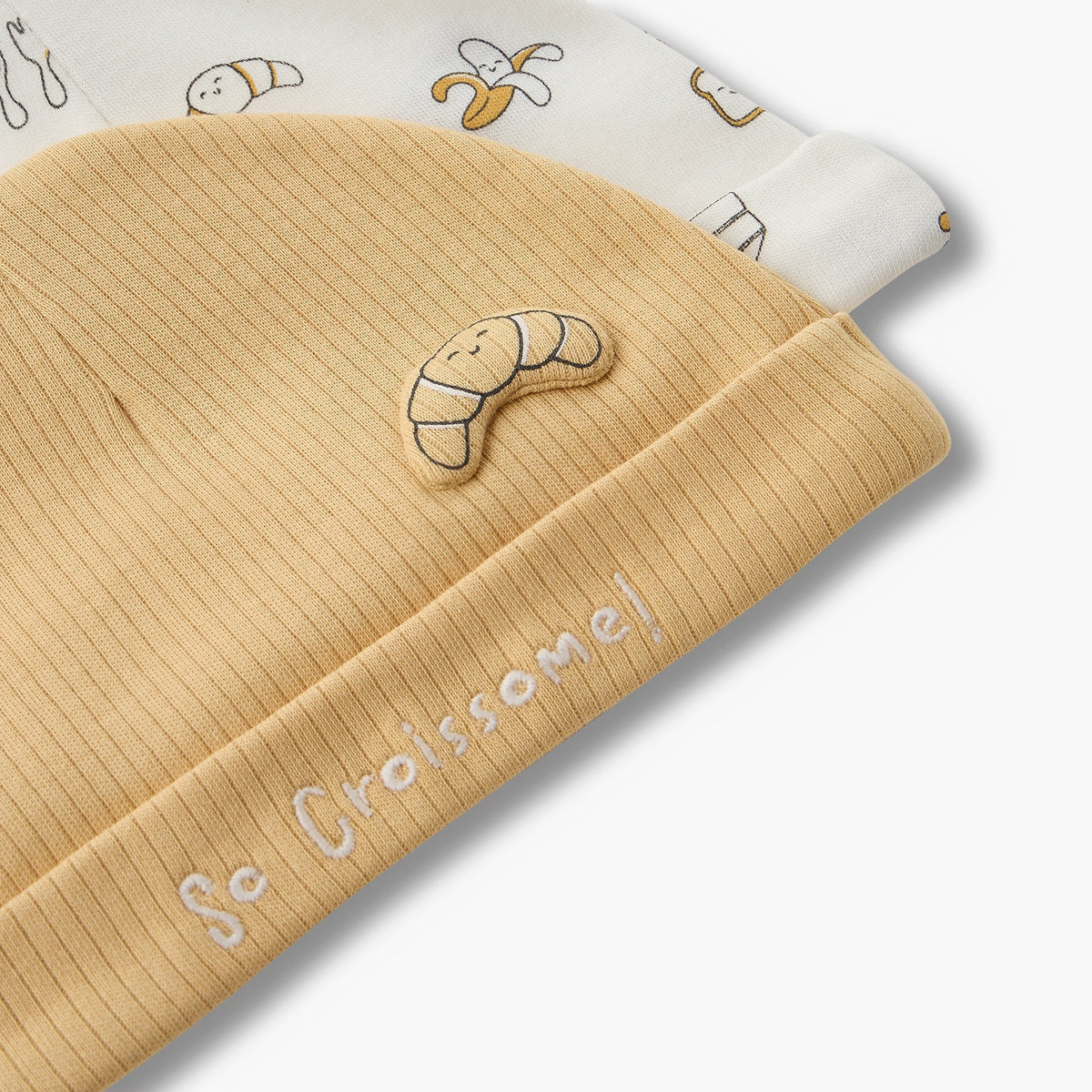 Pack of 2 Juniors Cap with Breakfast Print