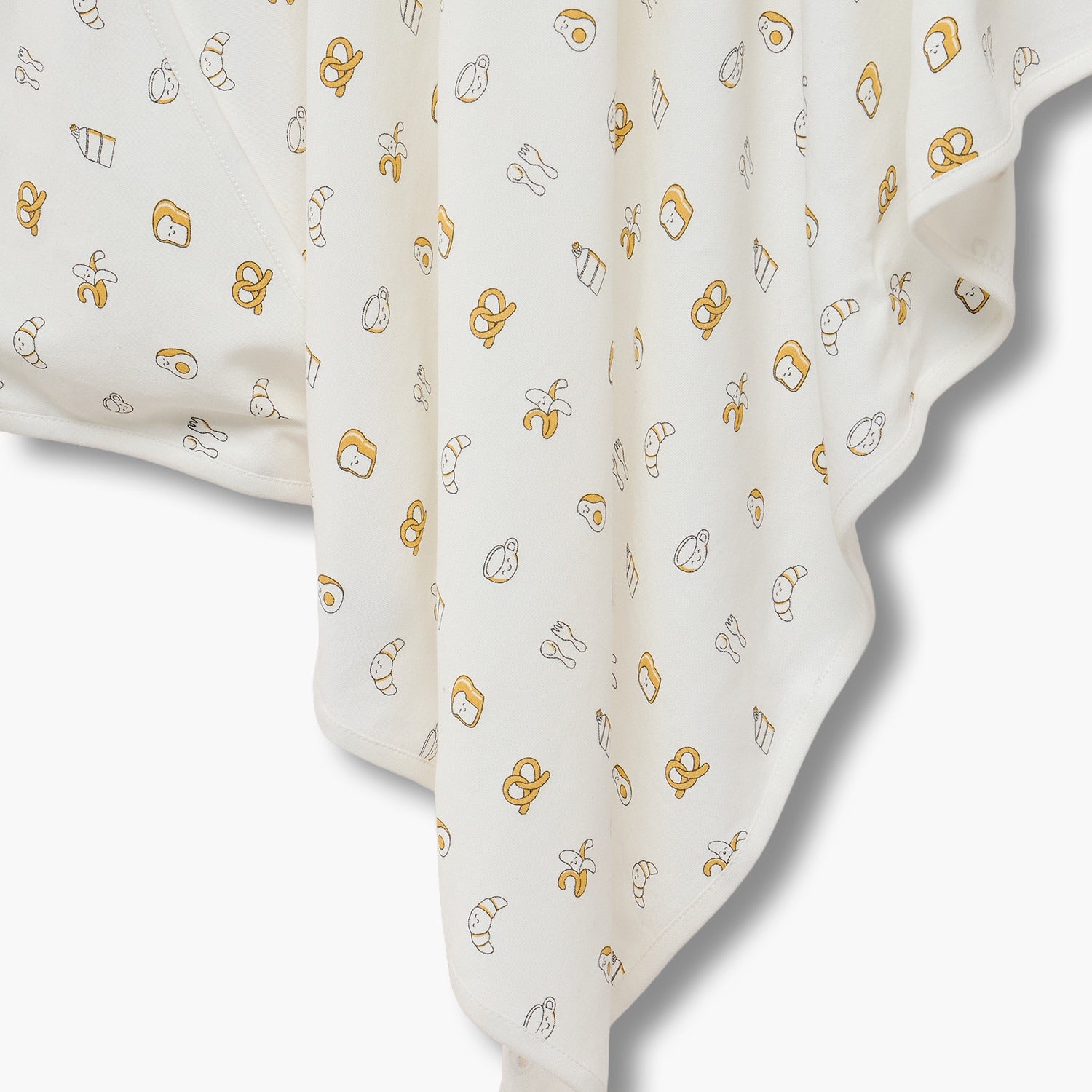 Juniors Receiving Blanket with Breakfast Print