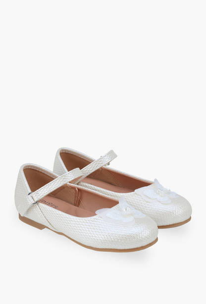Juniors Girls Butterfly Detail Mary Jane Shoes-undefined-image-1