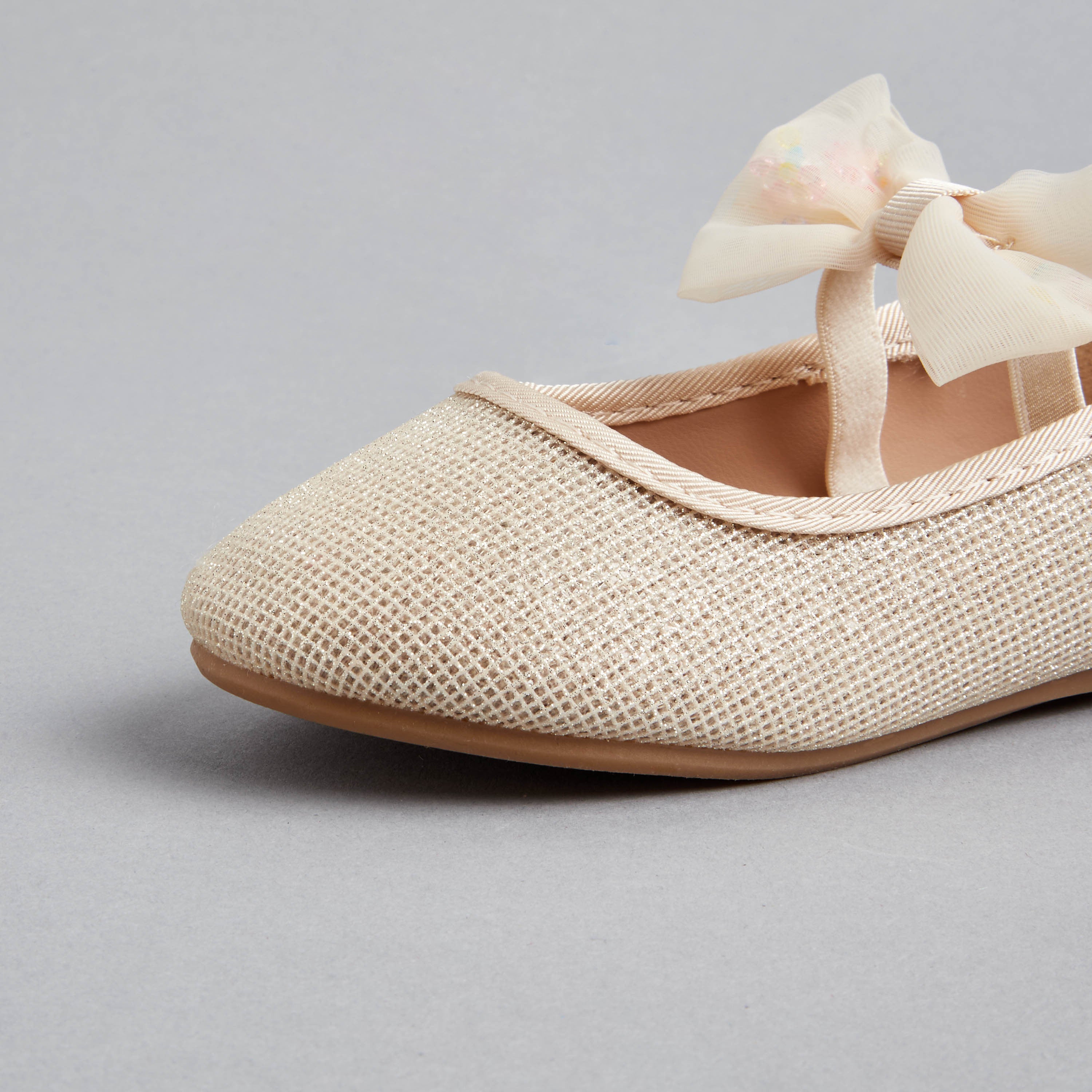 Bow Detail Ballerina Shoes