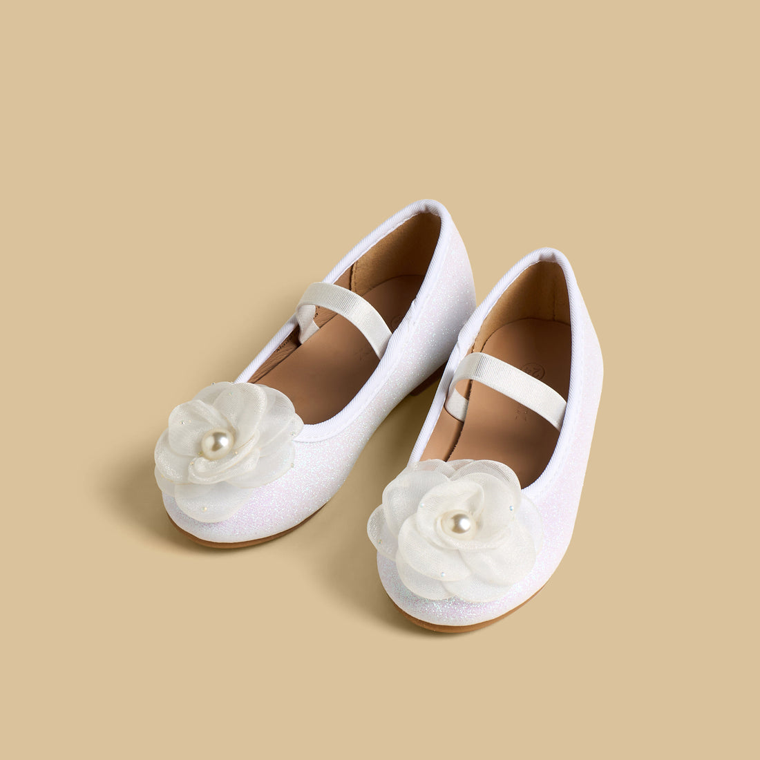 Floral Embellished Ballerina Shoes