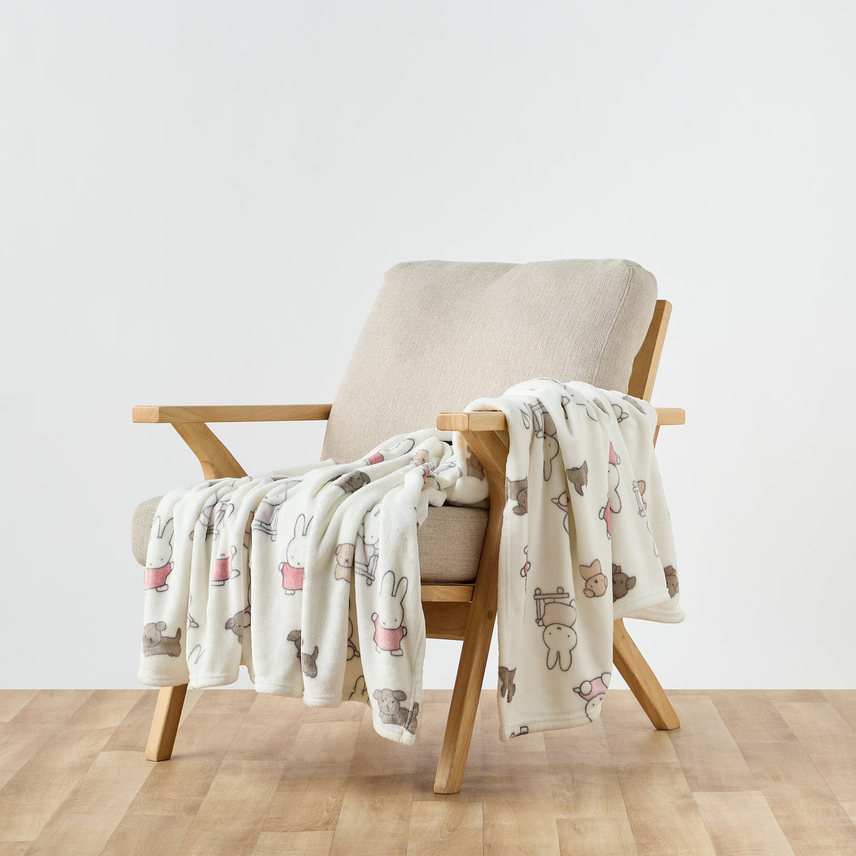 Miffy Raschel Blanket with Print, 150x200 cm