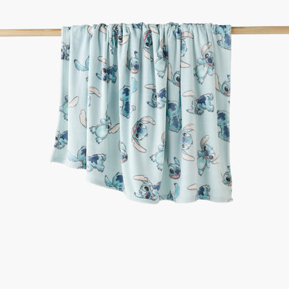 Disney Raschel Blanket with Stitch Print, 150x200 cm