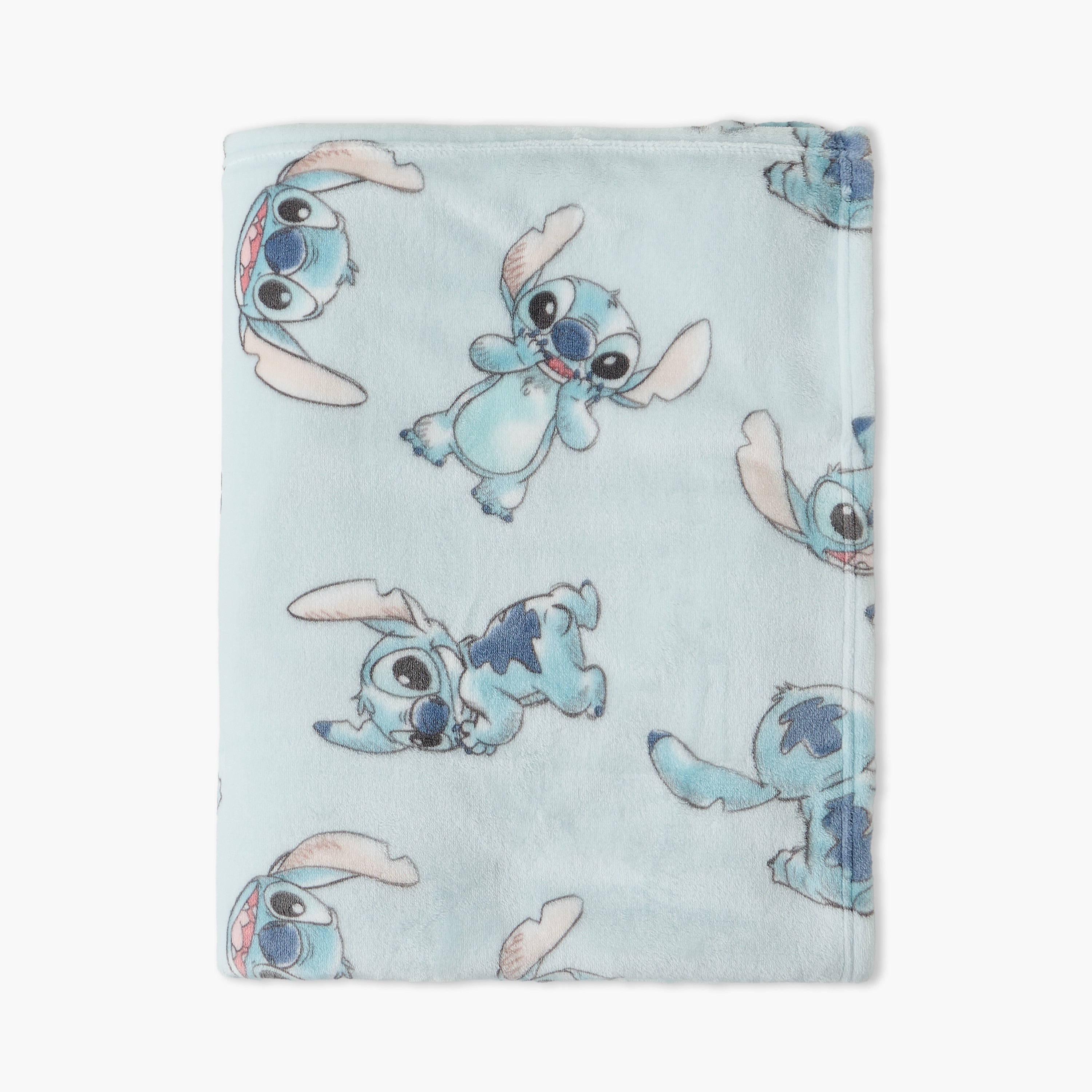 Disney Raschel Blanket with Stitch Print, 150x200 cm