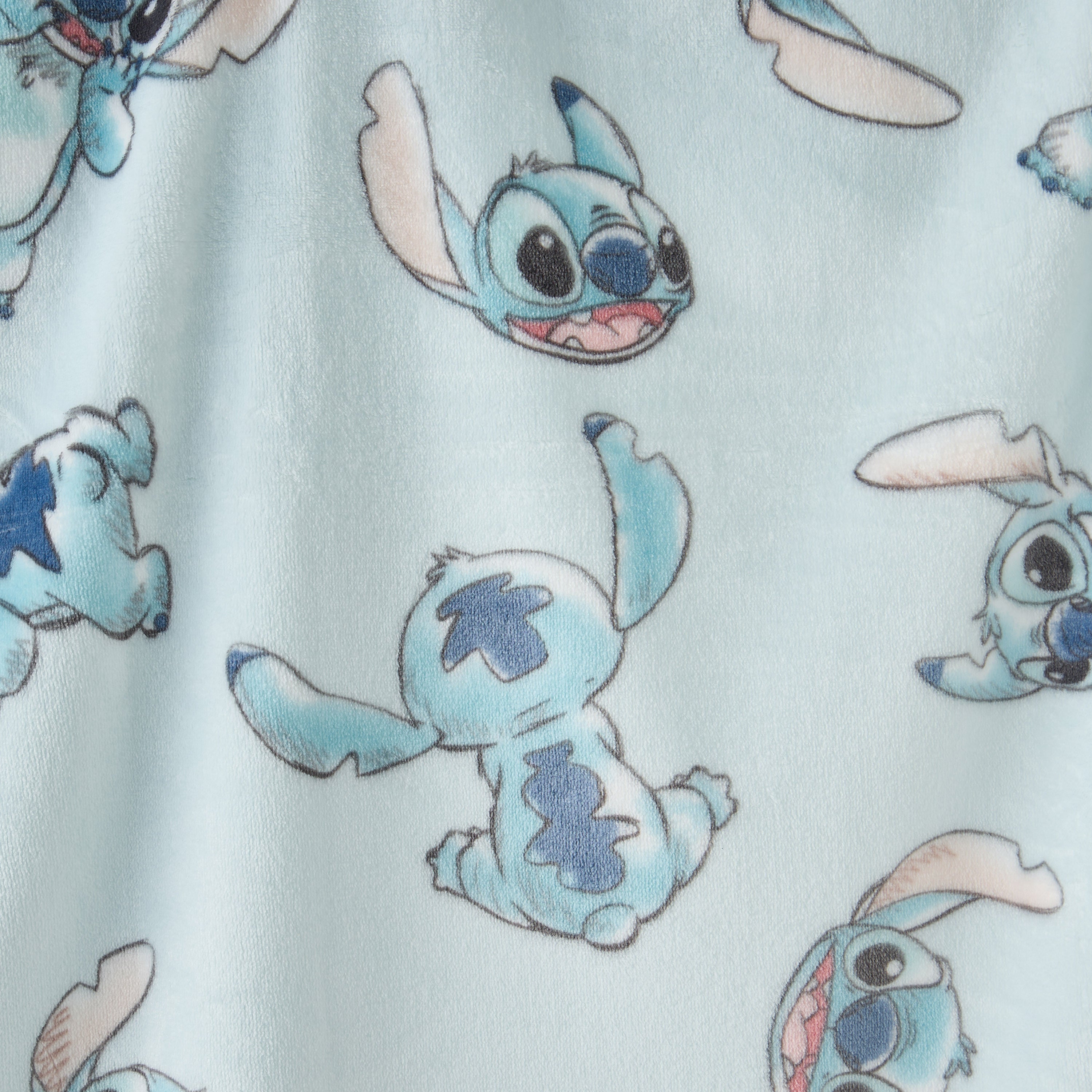 Disney Raschel Blanket with Stitch Print, 150x200 cm