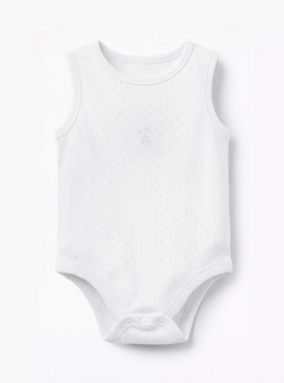 Pack of 5 Juniors Cotton Sleeveless Bodysuit with Snap Button Closure-baby-girls-clothing-bodysuits-image-4