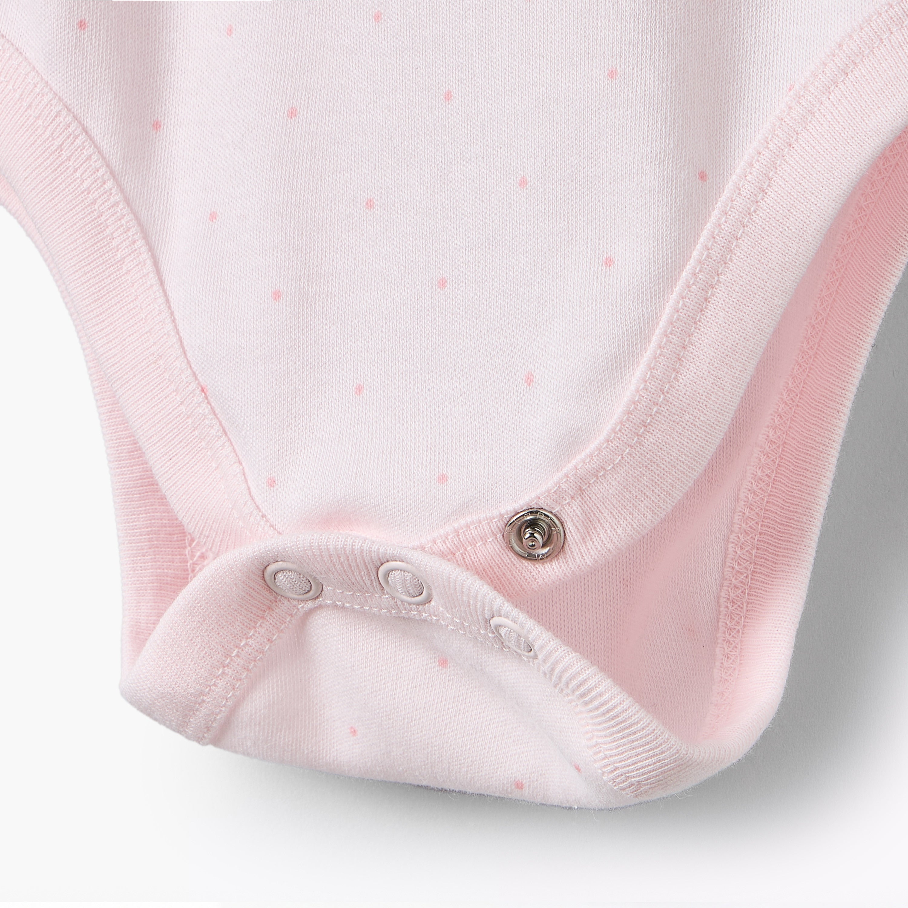 Pack of 5 Juniors Cotton Sleeveless Bodysuit with Snap Button Closure